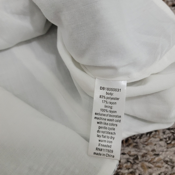 DownEast Black and White Checkered Midi Pencil Skirt with Floral Details - Picture 11 of 12